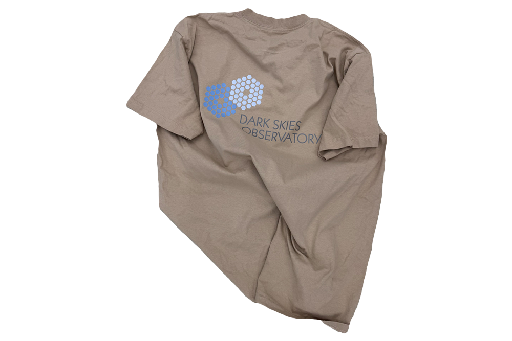 dark skies observatory t-shirt